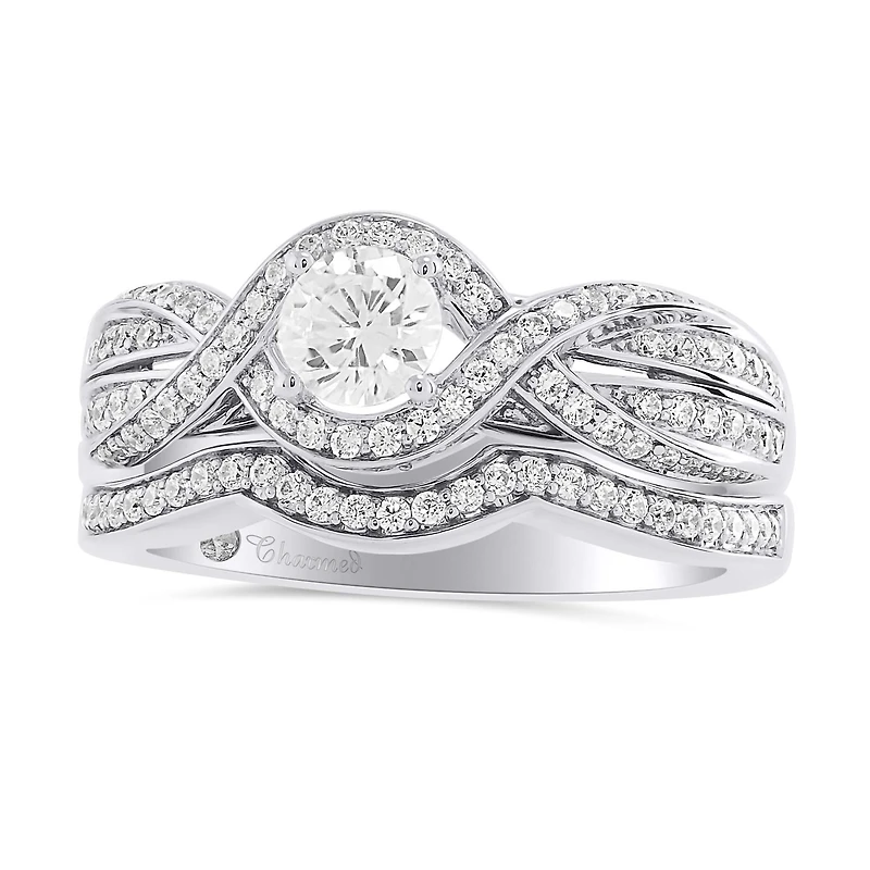 Charmed By Richard Calder 0.95CTW Diamond Engagement Ring