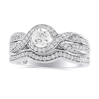 Charmed By Richard Calder 0.95CTW Diamond Engagement Ring