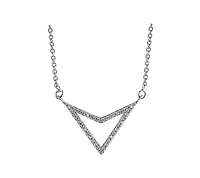 Sterling Silver Triangle Necklace