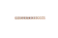 14K Rose Gold 0.15CTW Diamond Band