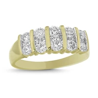 14K Yellow Gold 1.00CTW Diamond Anniversary Ring