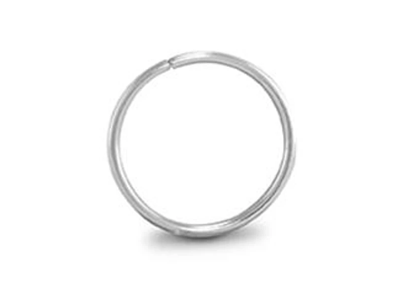 10K White Gold 10mm Sleeper Single