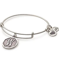 Alex and Ani Initial W Charm Bangle