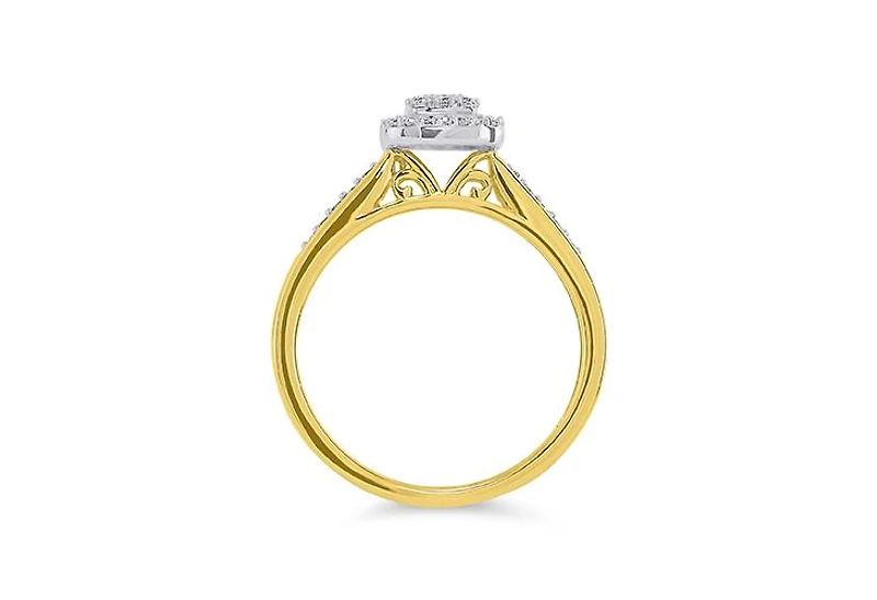 10K Yellow Gold Promise Ring