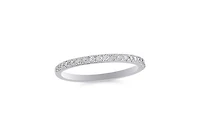 14K White Gold 1.00CTW Diamond Bridal Set