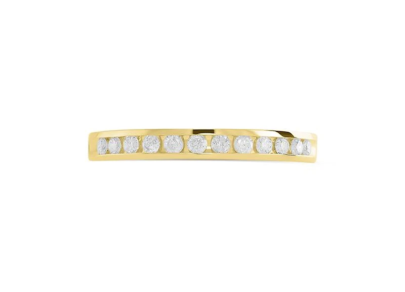 10K Yellow Gold Diamond Band