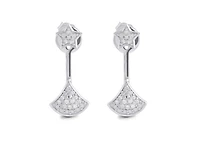 Sterling Silver Front Back Earrings