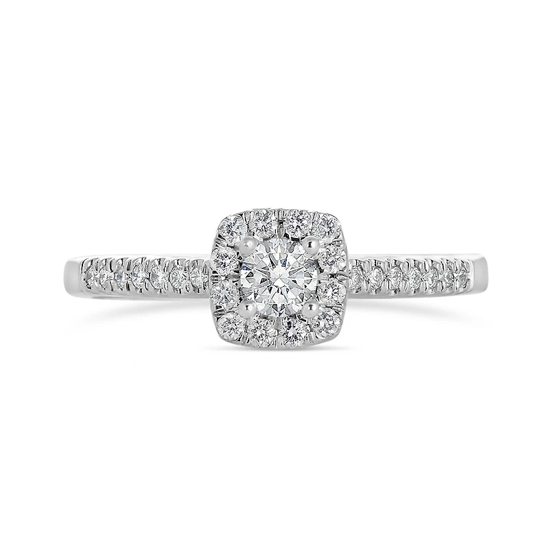 My Diamond Story 14K White Gold Bridal Ring 0.40CTW