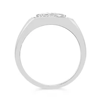 10K White Gold 0.23CTW Diamond Ring