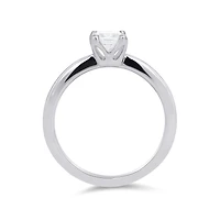 Glacier Fire 14K White Gold 0.50CT Princess Cut Solitaire Ring