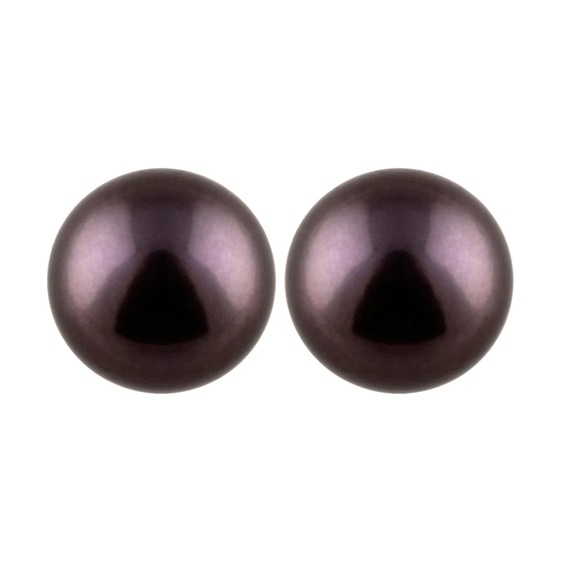 Large Pearl Stud Earrings
