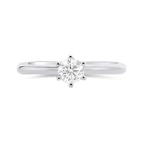 Charmed By Richard Calder 14K White Gold 0.51CTW Solitaire Engagement Ring