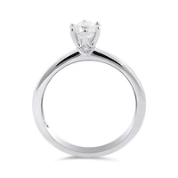 Charmed By Richard Calder 14K White Gold 0.51CTW Solitaire Engagement Ring