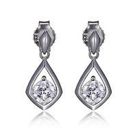 Elle "Promise" Cubic Zirconia Drop Earrings