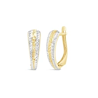 10K Yellow Gold Hoops
