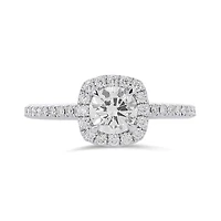 Glacier Fire 14K White Gold 1.00CTW Bridal Ring
