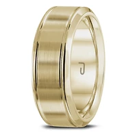 10K Yellow Gold 6.5mm Carved Band