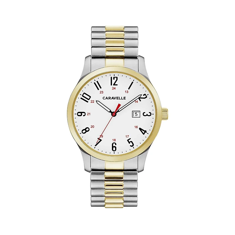 Caravelle Men's Two-Tone Watch