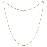 10K Yellow Gold 18" Box Link Chain