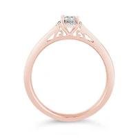Glacier Fire 14K Rose Gold 0.35CTW Canadian Diamond Solitaire