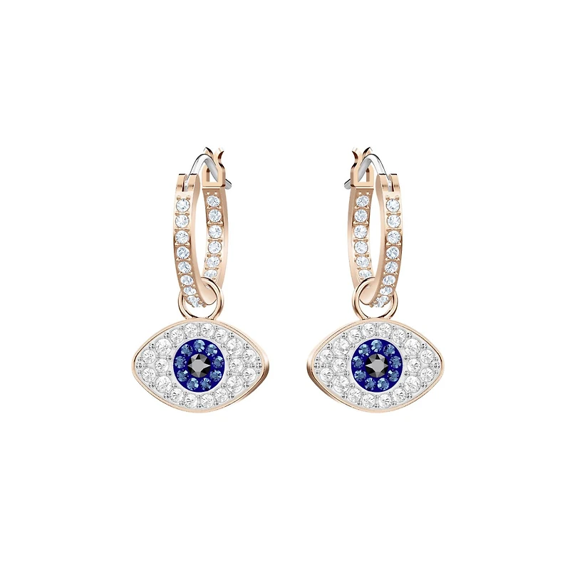 Swarovski Duo Evil Eye Earrings