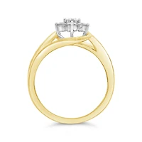 10K Yellow & White Gold 0.75CTW Fashion Ring