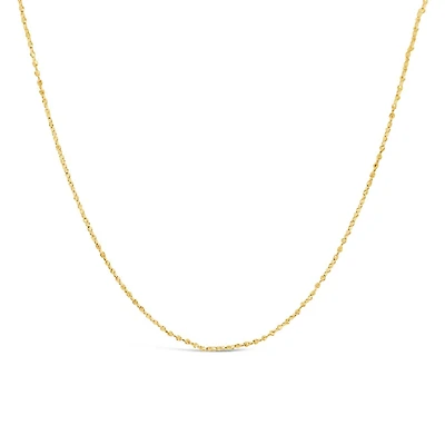 10K Yellow Gold 18" 0.90mm Serpentine Chain