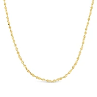 10K Yellow Gold 20" 0.9mm Serpentine Chain