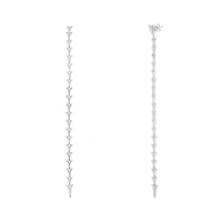 Sonia Danielle Sterling Silver Cubic Zirconia Earrings