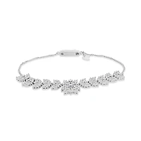 Sonia Danielle Sterling Silver Cubic Zirconia Bracelet