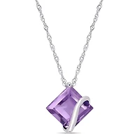 Julianna B 10K Amethyst Fashion Pendant