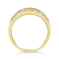 10K Yellow Gold Cubic Zirconia Ring