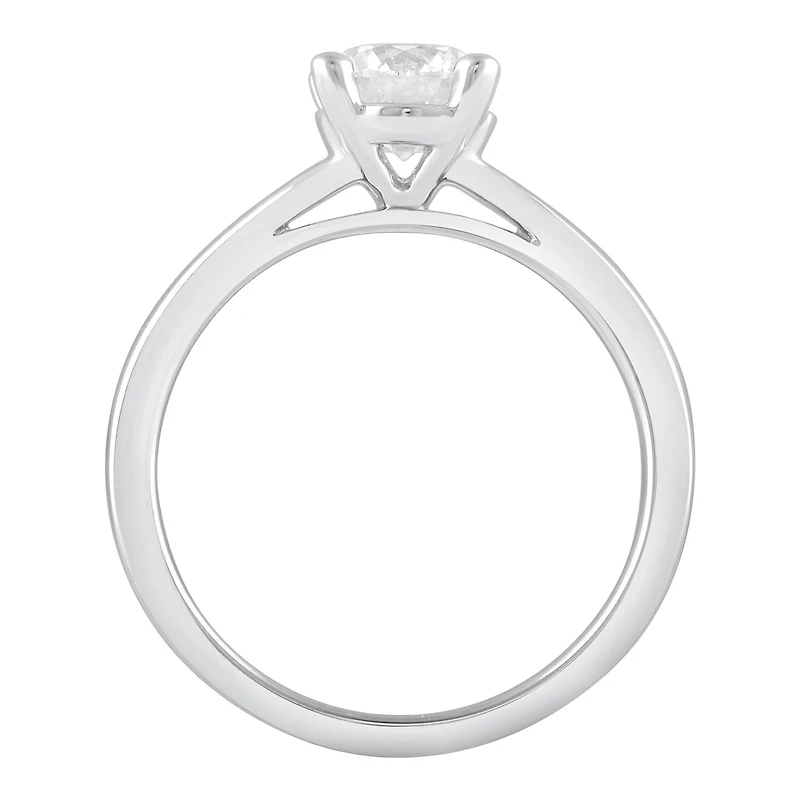 Glacier Fire 14K White Gold 1.00CT Ideal Cut Solitaire Ring