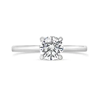 Glacier Fire 14K White Gold 1.00CTW Solitaire Plus Ring