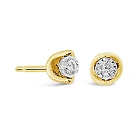 10K Gold Diamond Earrings