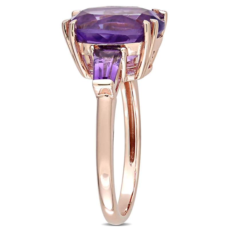 Julianna B 14K Rose Gold Amethyst Fashion Ring