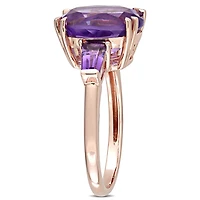 Julianna B 14K Rose Gold Amethyst Fashion Ring