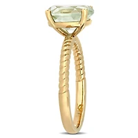 Julianna B 14K Yellow Gold Green Quartz Fashion Ring