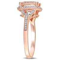 Julianna B 14K Rose Gold Morganite & 0.20CTW Diamond Fashion Ring