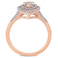 Julianna B 14K Rose Gold Morganite & 0.25CTW Diamond Fashion Ring