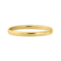 14K Yellow Gold Filled 7mm Polished Bangle
