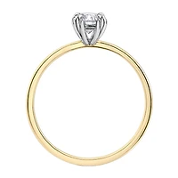 Glacier Fire 14K Yellow and White Gold 0.50CT Diamond Ring