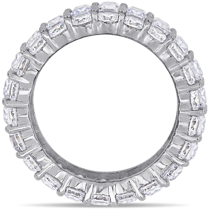 Julianna B Sterling Silver Cubic Zirconia Multi-Row Full Eternity Ring