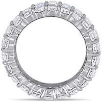 Julianna B Sterling Silver Cubic Zirconia Multi-Row Full Eternity Ring
