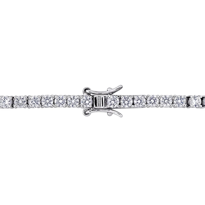Julianna B Sterling Silver Cubic Zirconia Tennis Bracelet