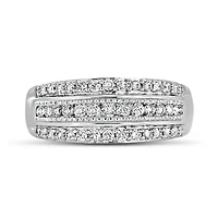 10K White Gold 0.50CTW Diamond Band