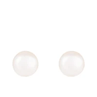 14K Yellow Gold 12-13mm Freshwater Pearl Earrings