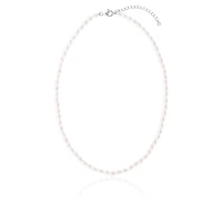 Sterling Silver 4-5mm Freshwater Pearl Necklace