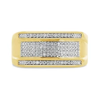 10K Yellow Gold 0.20CTW Diamond Ring