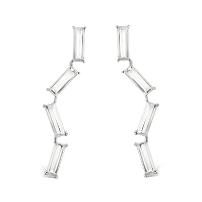 Sterling Silver Cubic Zirconia Earrings